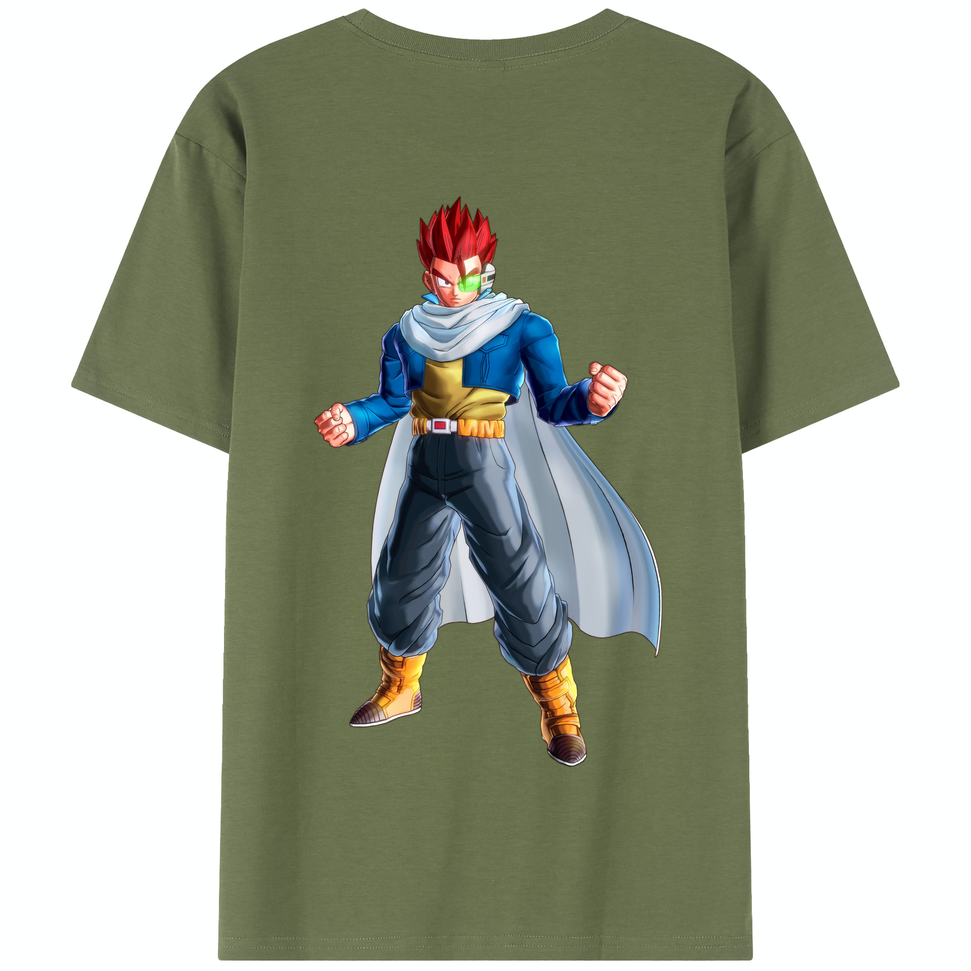 （画像用） ドラゴンボール 孫 悟飯（そんごはん）DRAGON BALL Son Gohan 綿100％半袖Tシャツ（背面プリント）